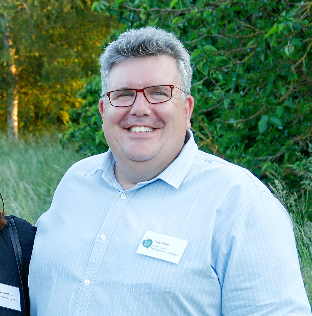 Toby Fisher – Director of Public Engagement smiling at the camera