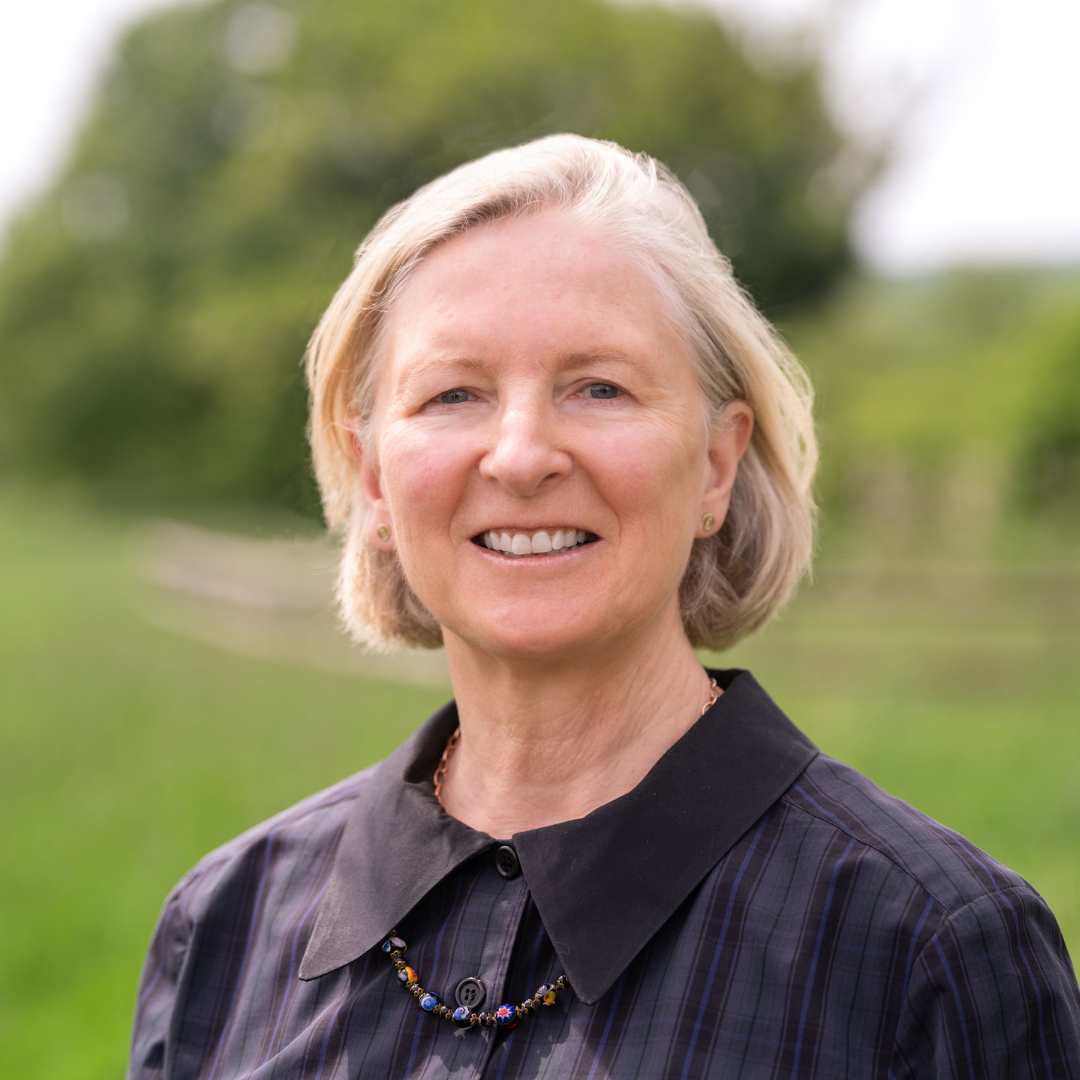 A head and shoulders portrait of Chair of Trustees Heather