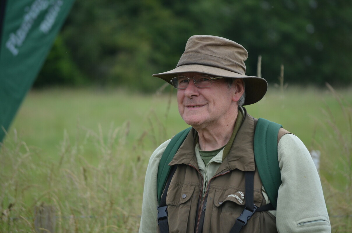 Close up of Volunteer Leader Alan stood in the Forest 