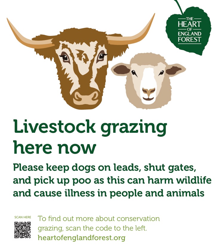 The conservation grazing sign