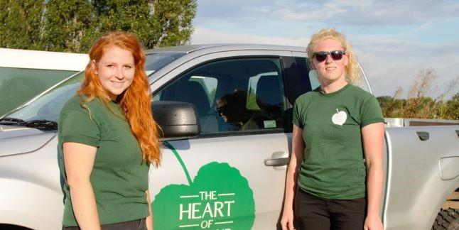 Two of our Forestry interns, Nicole and Emily