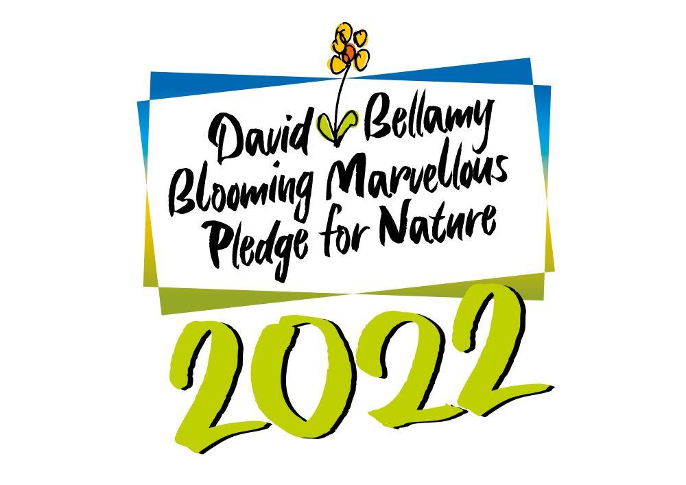 David Bellamy Blooming Marvellous Pledge for Naure 2022 logo  