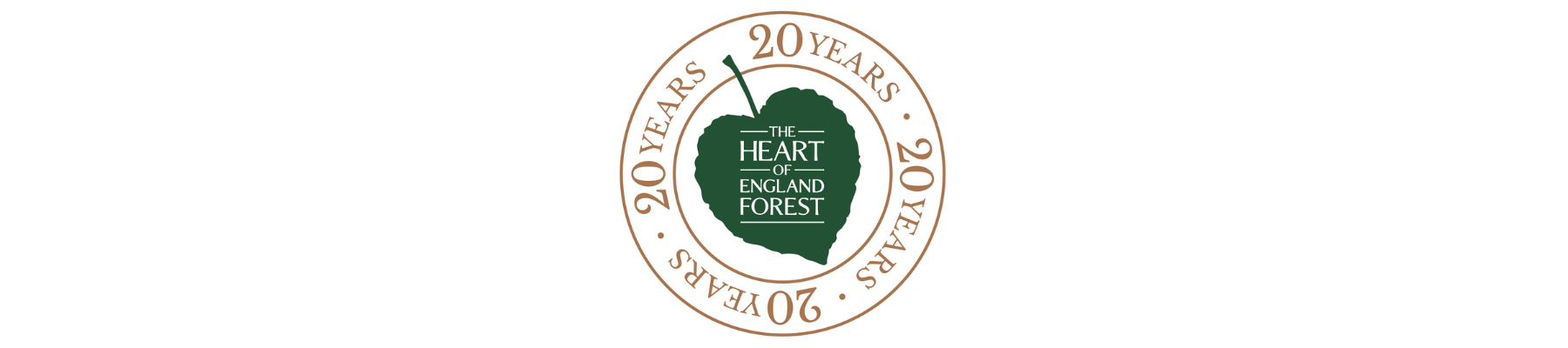 Celebrating 20 years as a charity - the logo