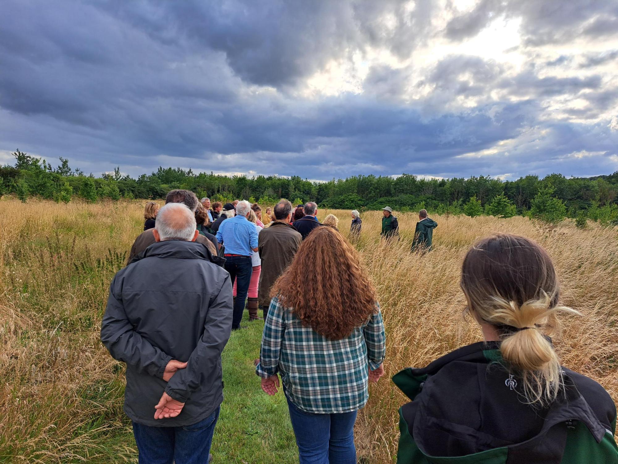 A guided walk with local landowners and farmers hosted by the TCAP team