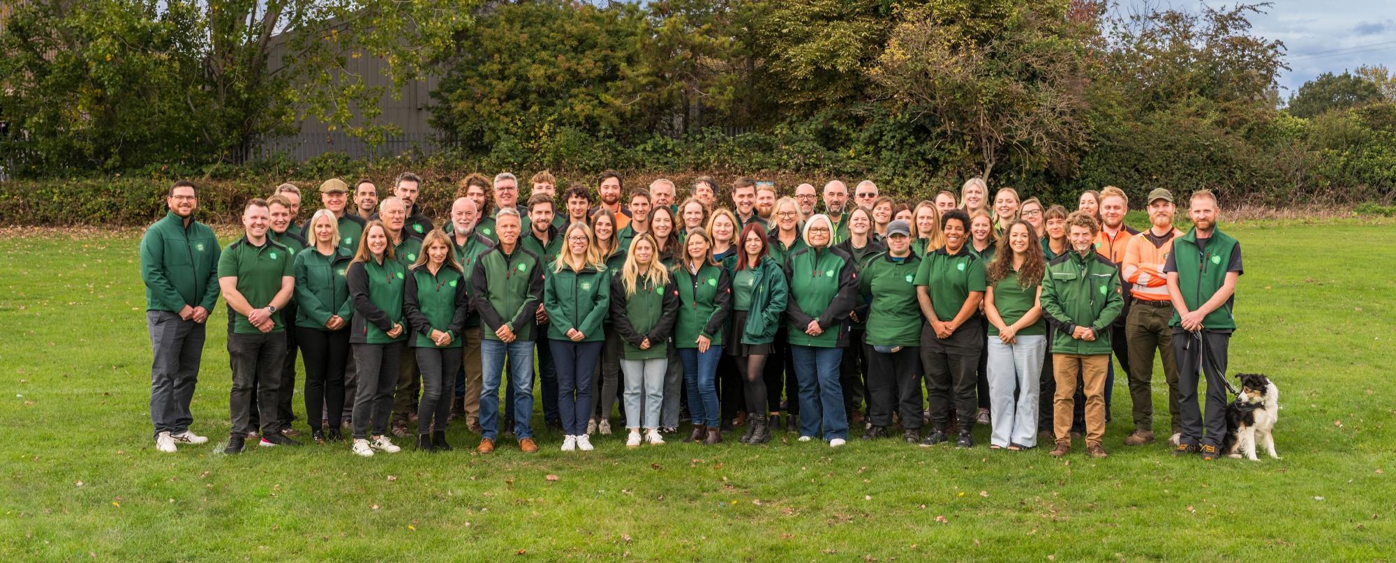 A group image of the wonderful staff that help to grow, support and enhance the Forest