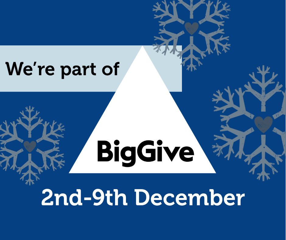 we are part of the BIG Give 2nd - 9th December 