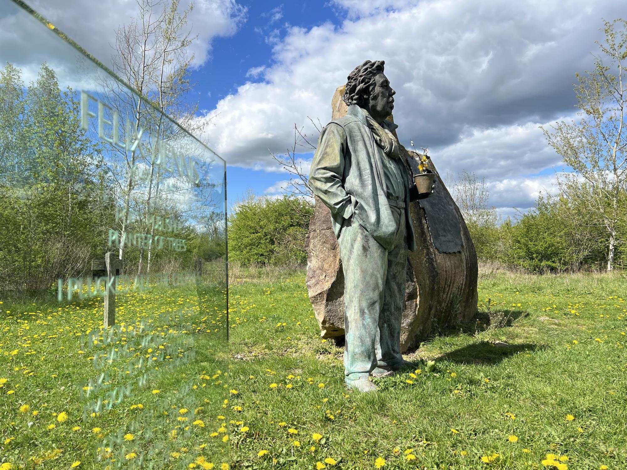 Felix Dennis on the heritage walk on a nice Spring day