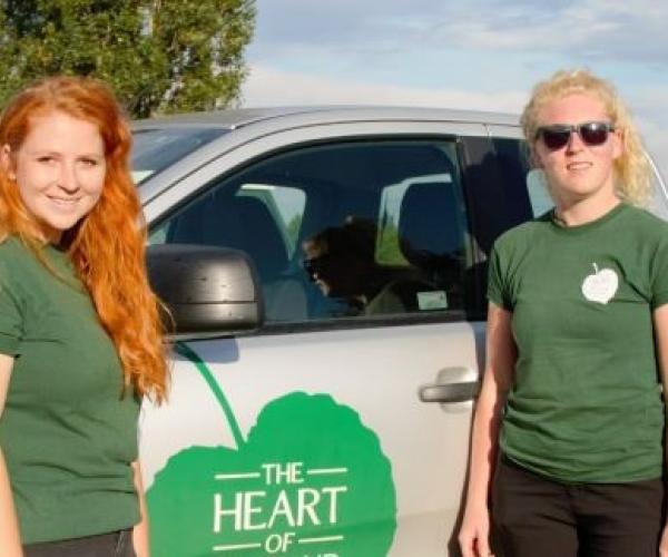 Two of our Forestry interns, Nicole and Emily