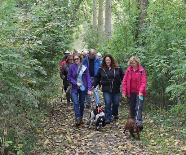 Group ramble through Spernal