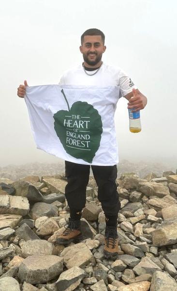 Leon on the summit of Snowden