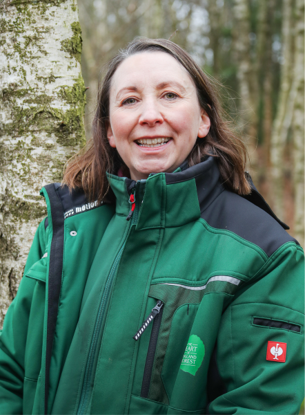 A smiley picture of Elly, Outdoor Learning Officer