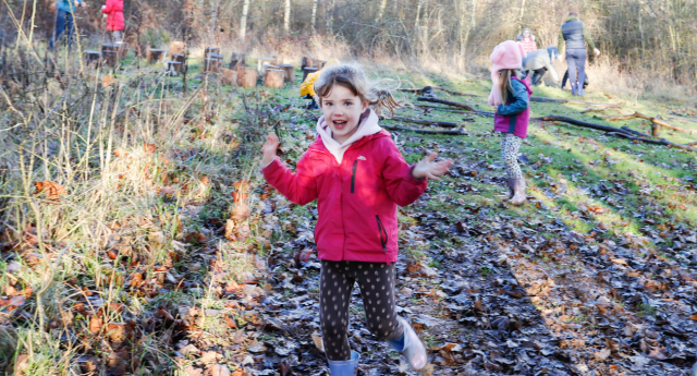 A Mini Forester having fun in the Forest at Middle Spernal